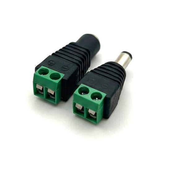 12V Hohlstecker Set - DC Stromanschluss Adapter