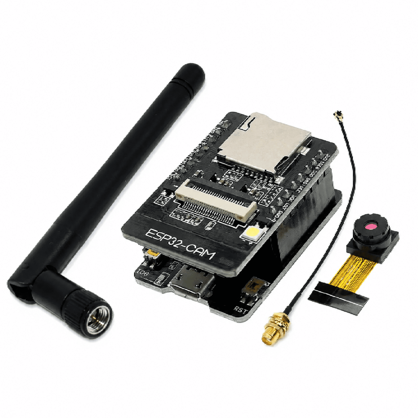 ESP32-CAM Set mit CH340G Basisplatine & 2.4G Antenne