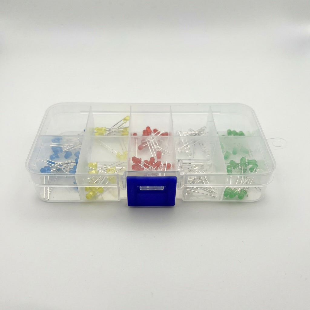 3mm LED Sortiment - 100er Box F3 LED DIY Kit