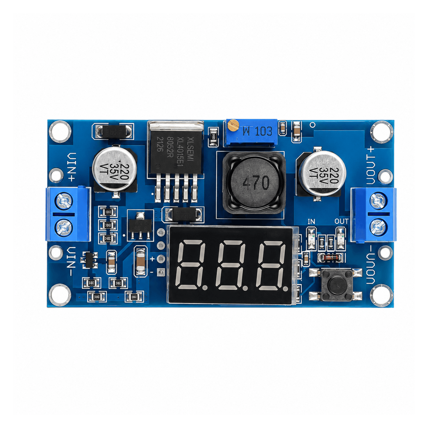 LM2596 DC-DC Abwärtswandler Step Down Modul mit Voltmeter