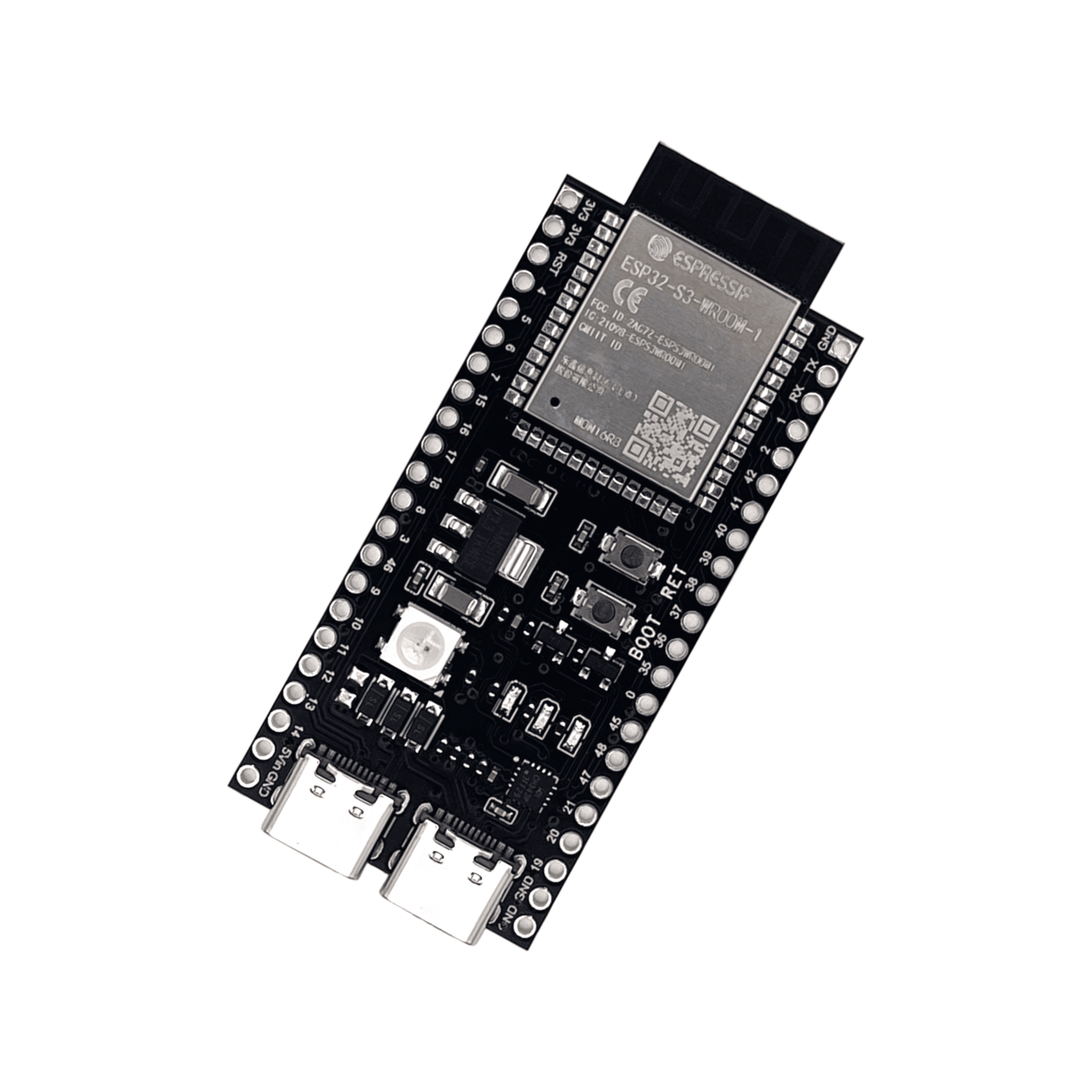 ESP32-S3 N16R8 Dev Kit – Dual USB-C – 16MB Flash 8MB PSRAM – AI-Optimiert – WiFi Bluetooth Microcontroller
