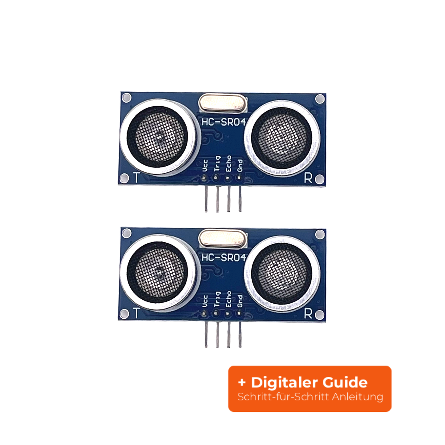 HC-SR04 Ultraschallsensor für Entfernungs- und Abstandsmessung, 2er-Set