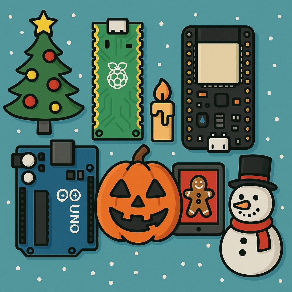 10 Mikrocontroller-Projekte für Weihnachten, Halloween – einfach & kreativ