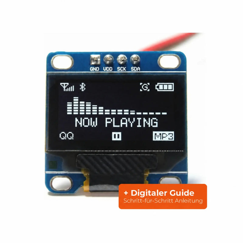 0.96 Zoll OLED Display Modul SSD1306 I2C 128x64 für Arduino - Weiß