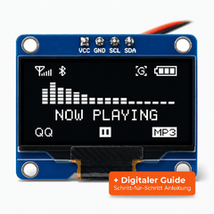 1,3 Zoll I2C OLED Display 128x64 Weiß für Arduino ESP32