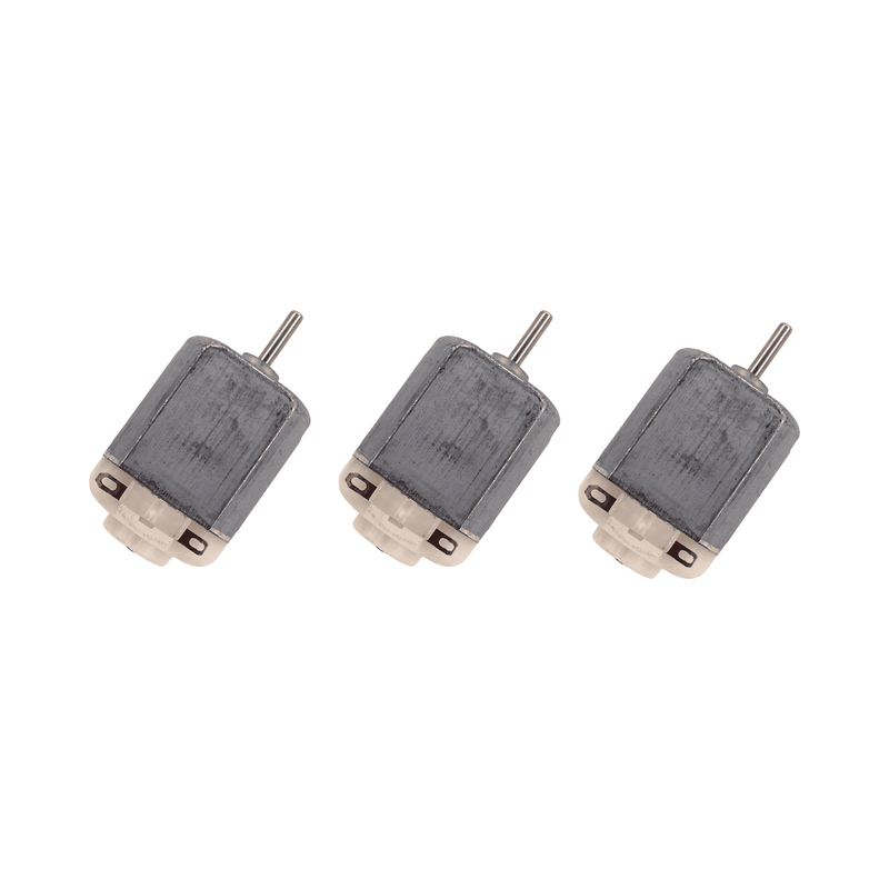 3x 130 Micro DC Motor 3V-6V | High Speed bis 20000 U/min | 3er Set für Arduino, DIY Spielzeug & Modellbau