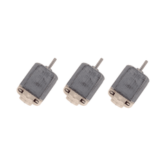 3x 130 Micro DC Motor 3V-6V | High Speed bis 20000 U/min | 3er Set für Arduino, DIY Spielzeug & Modellbau