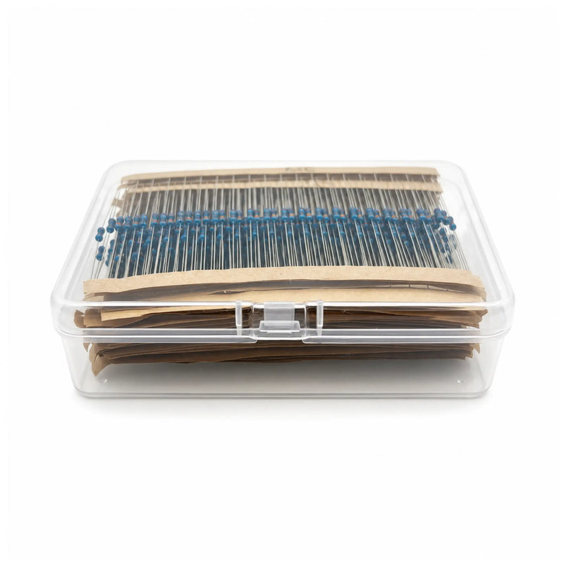 600x Widerstände SET 1/4W Metal Film Sortiment 10Ω-10MΩ Elektronik Kit Sortiment