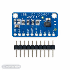 ADS1115 16-Bit ADC Modul I2C – 4-Kanal Analog-Digital-Wandler mit PGA für Arduino, ESP32 & Raspberry Pi