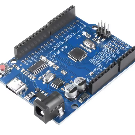 UNO R3 Entwicklungsboard mit ATmega328P und USB-C – Arduino IDE kompatibel