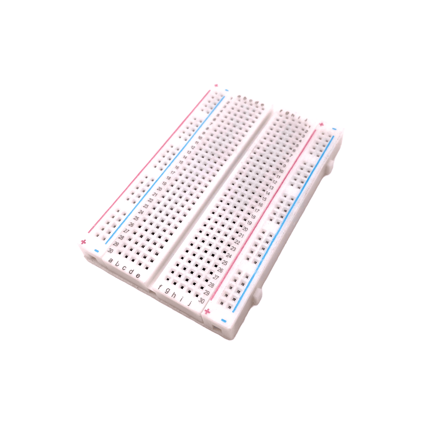 Solderless Breadboard 400 Kontakte – Transparentes Mini-Testboard 8,5 × 5,5 cm für DIY & Arduino