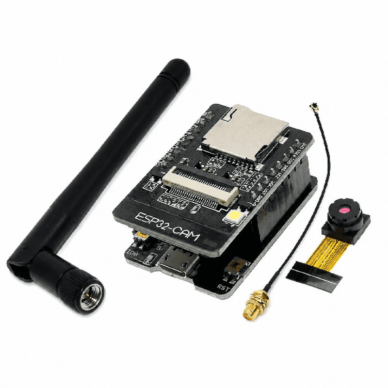 ESP32-CAM Set mit CH340G Basisplatine & 2.4G Antenne