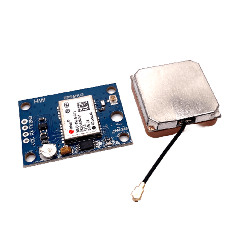 GPS Modul NEO-6M mit GPS-Antenne – Satellitenpositionierung für Entwicklerboards