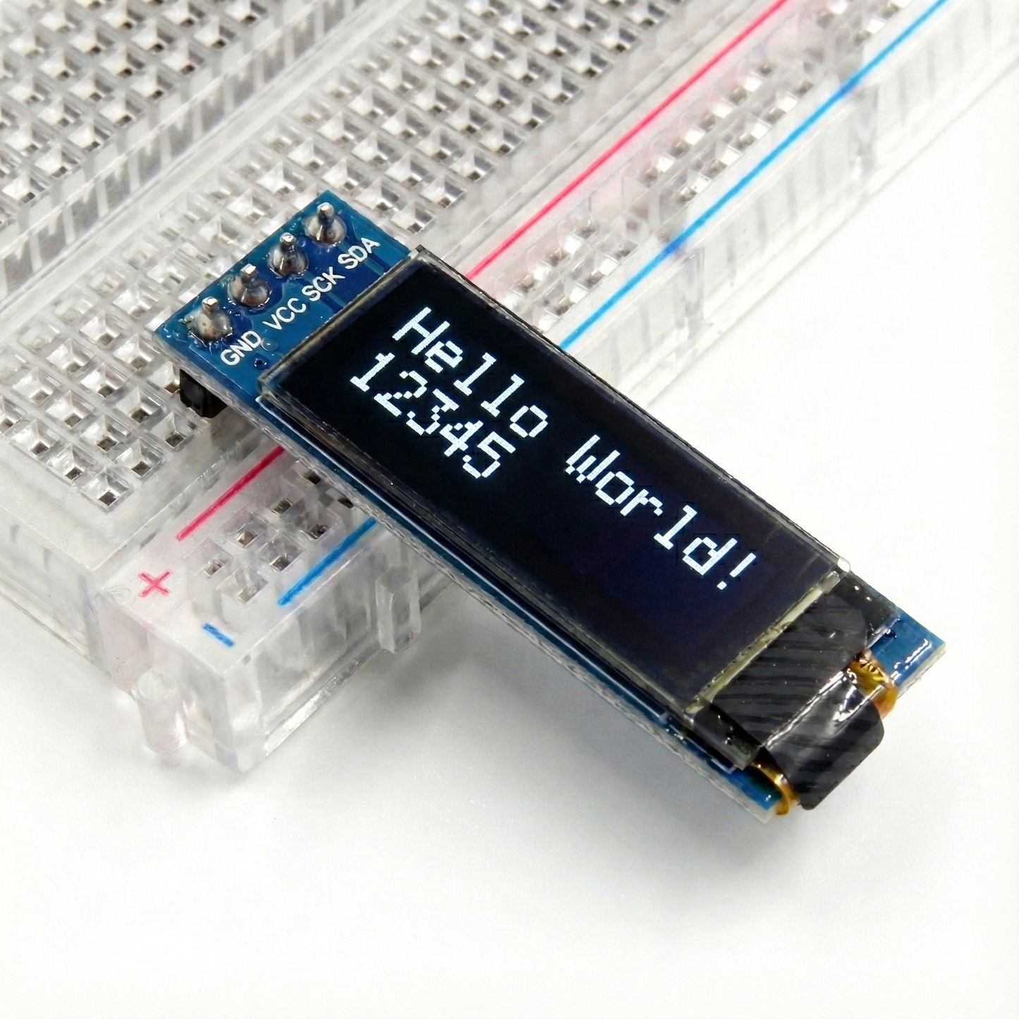 0.91 Zoll OLED Modul 128x32 SSD1306 für Arduino