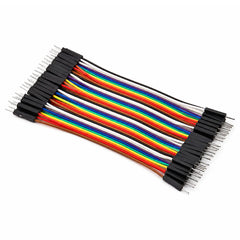 Jumper Kabel Dupont 40x Male-to-Male 10cm – Breadboard Verbindungskabel für Arduino & Raspberry Pi