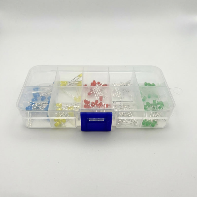 3mm LED Sortiment - 100er Box F3 LED DIY Kit