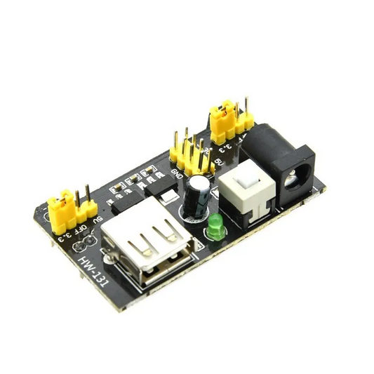 MB102 Breadboard Netzteilmodul – 3,3 V / 5 V für Arduino, DIY & Prototyping