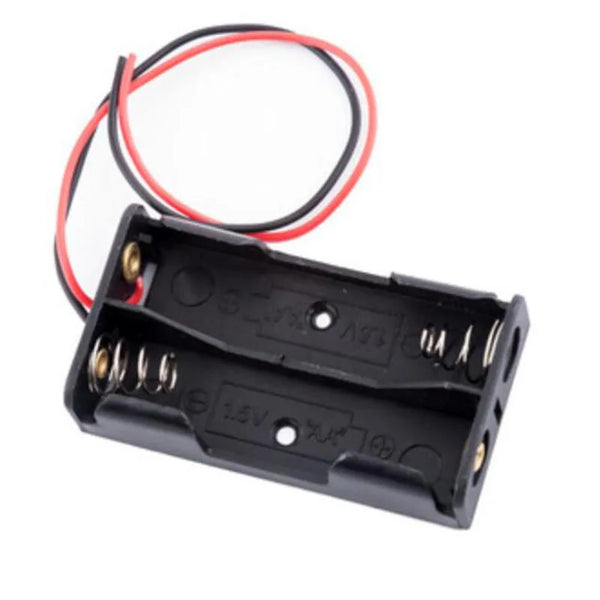 5er-Set AA Batteriehalter – 1 bis 4 Slots mit Anschlusskabeln (ohne Batterien)