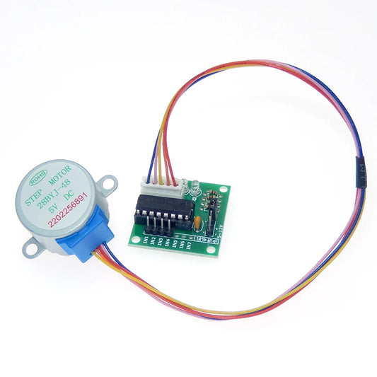 28BYJ-48 5V Schrittmotor + ULN2003 Treibermodul für Arduino – 4-Phasen Stepper Motor Kit
