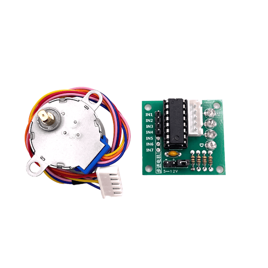 28BYJ-48 5V Schrittmotor + ULN2003 Treibermodul für Arduino – 4-Phasen Stepper Motor Kit