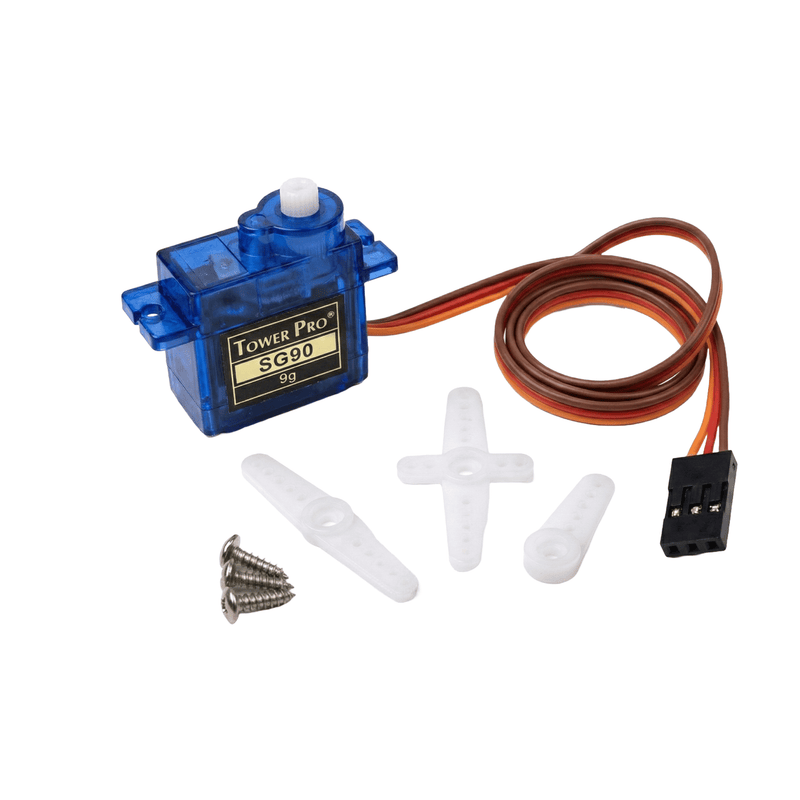 2x SG90 9G Micro Servo Motor 180° – Mini Servo für RC Flugzeug, Auto & Arduino