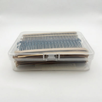 600x Widerstände SET 1/4W Metal Film Sortiment 10Ω-10MΩ Elektronik Kit Sortiment
