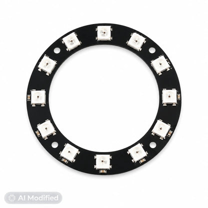 WS2812 RGB LED Ring 12 Bit 50mm – 12x 5050 Neopixel adressierbar für Arduino, ESP32 & Raspberry Pi
