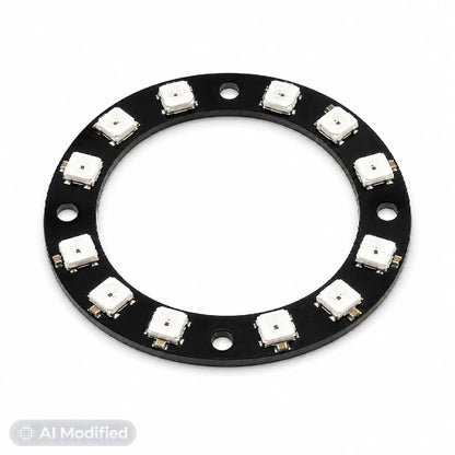 WS2812 RGB LED Ring 12 Bit 50mm – 12x 5050 Neopixel adressierbar für Arduino, ESP32 & Raspberry Pi