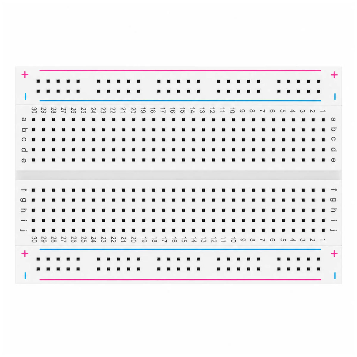 Solderless Breadboard 400 Kontakte – Transparentes Mini-Testboard 8,5 × 5,5 cm für DIY & Arduino