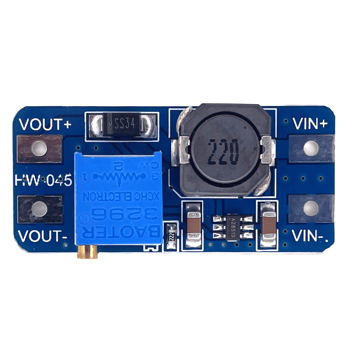 MT3608 Step-Up Modul Spannungsregler von 2-24V auf 5-28V, 2A