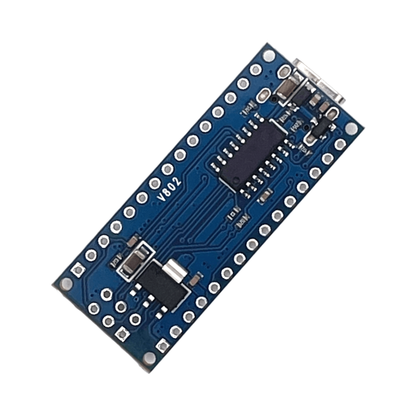 Nano V3 ATmega328 Mikrocontroller-Board – Rückseite mit Pinbelegung