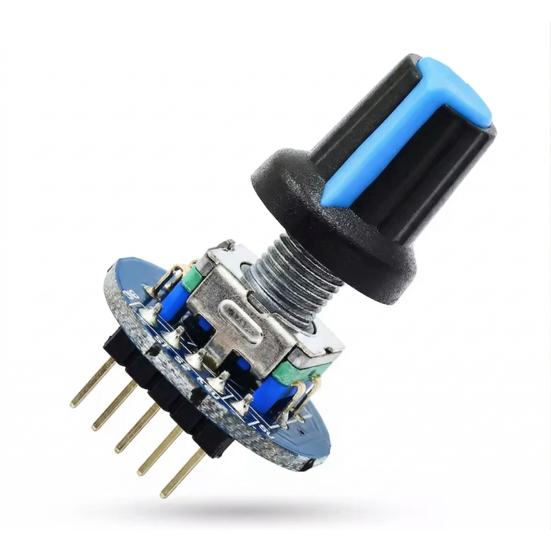 Rotary Encoder Drehgeber Modul für Arduino, EC11 Poti mit Tastfunktion